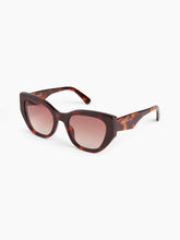 Load image into Gallery viewer, Waves Butterfly Shiny Havana Sunglasses
